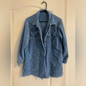 Distressed Corduroy Jacket